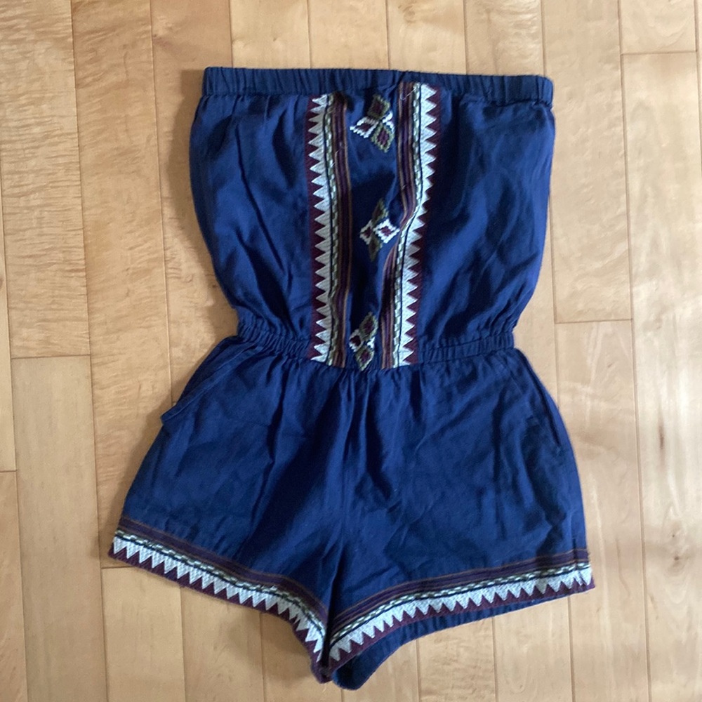 Strapless Romper